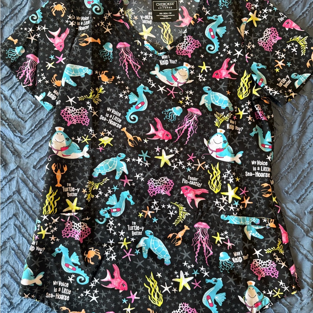 Scrub top